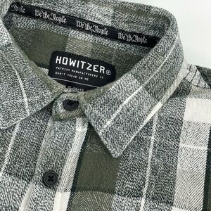 Howitzer Men's‎ M Flannel Plaid We The People Patriot Patch USA